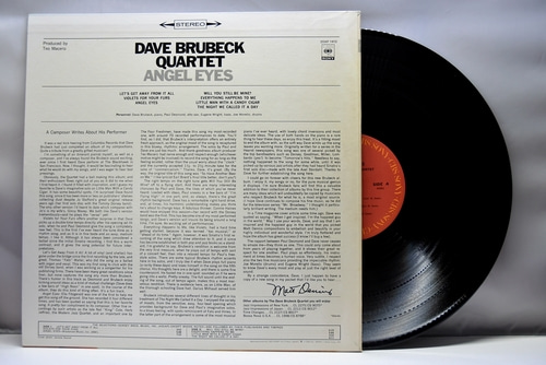 The Dave Brubeck Quartet [데이브 브루벡] - Angel Eyes - 중고 수입 오리지널 아날로그 LP