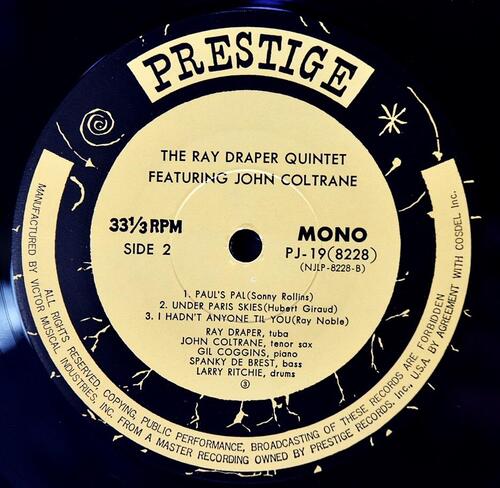 The Ray Draper Quintet Featuring John Coltrane [레이 드라퍼 ,존 콜트레인] - The Ray Draper Quintet Featuring John Coltrane - 중고 수입 오리지널 아날로그 LP
