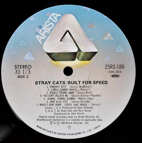 Stray Cats [스트레이 캣츠] – Built For Speed ㅡ 중고 수입 오리지널 아날로그 LP