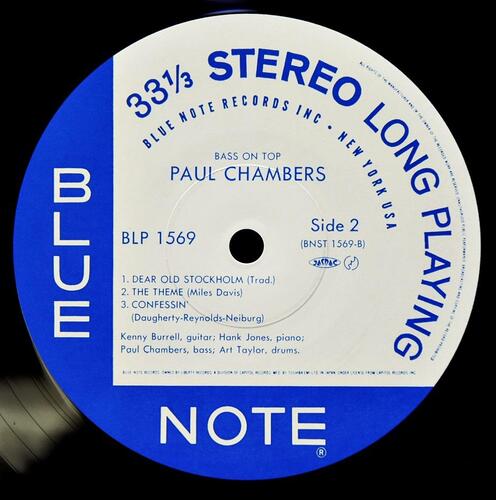 Paul Chambers [폴 체임버스] - Bass On Top - 중고 수입 오리지널 아날로그 LP