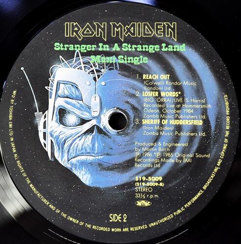 Iron Maiden [아이언 메이든] – Stranger In A Strange Land ㅡ 중고 수입 오리지널 아날로그 LP