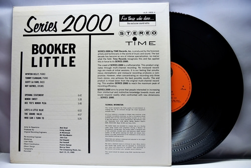 Booker Little [부커 리틀] ‎- Booker Little - 중고 수입 오리지널 아날로그 LP