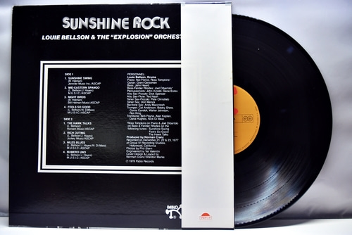 Louie Bellson &amp; The &quot;Explosion&quot; Orchestra [루이 벨슨] – Sunshine Rock- 중고 수입 오리지널 아날로그 LP