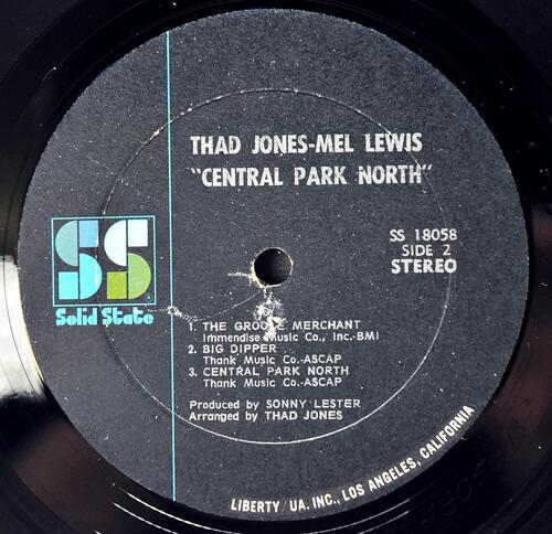 Thad Jones, Mel Lewis Jazz Orchestra [태트 존스, 멜 루이스] – Central Park North ㅡ 중고 수입 오리지널 아날로그 LP