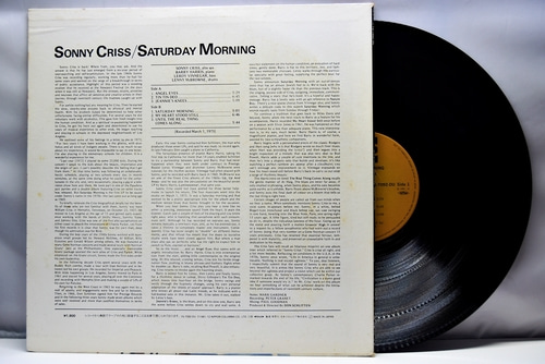 Sonny Criss [소니 크리스] – Saturday Morning - 중고 수입 오리지널 아날로그 LP