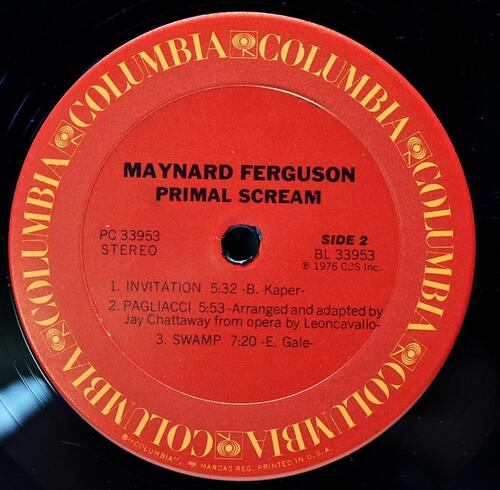 Maynard Ferguson [메이너드 퍼거슨] – Primal Scream - 중고 수입 오리지널 아날로그 LP