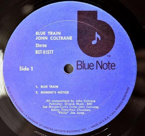 John Coltrane [존 콜트레인]‎ - Blue Train (Black B Label) - 중고 수입 오리지널 아날로그 LP