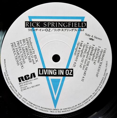 Rick Springfield [릭 스프링필드] - Living In Oz ㅡ 중고 수입 오리지널 아날로그 LP