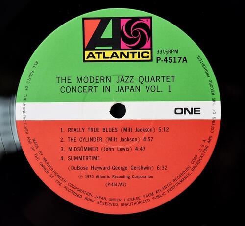 The Modern Jazz Quartet [모던 재즈 쿼텟]‎ - Concert In Japan Vol.1 - 중고 수입 오리지널 아날로그 LP