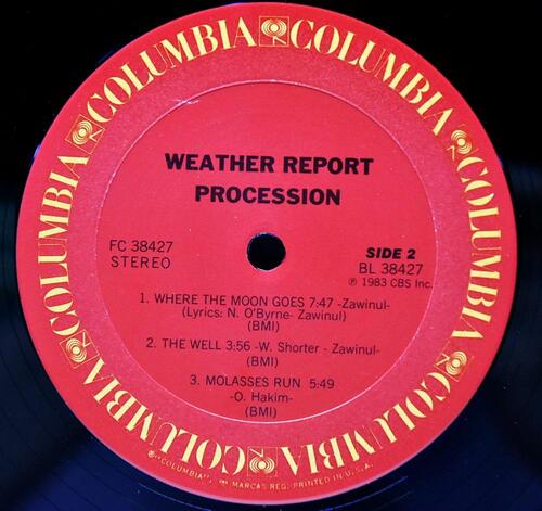 Weather Report [웨더 리포트] - Procession ㅡ 중고 수입 오리지널 아날로그 LP
