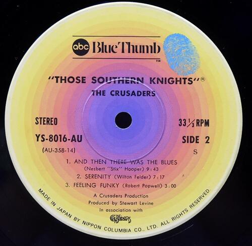 The Crusaders [크루세이더즈] ‎- Those Southern Knights - 중고 수입 오리지널 아날로그 LP