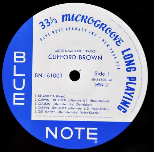Clifford Brown [클리포드 브라운]‎ - More Memorable Tracks - 중고 수입 오리지널 아날로그 LP