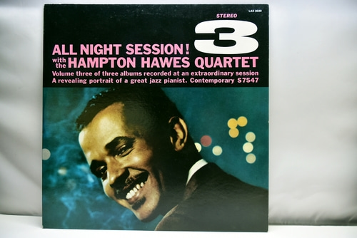 Hampton Hawes Quartet [햄프턴 호스] - All Night Session, Vol. 1,2,3 - 중고 수입 오리지널 아날로그 3LP 세트