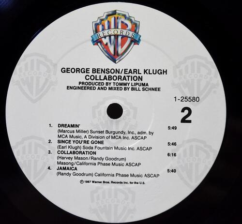 George Benson, Earl Klugh [조지 벤슨, 얼 클루] – Collaboration - 중고 수입 오리지널 아날로그 LP