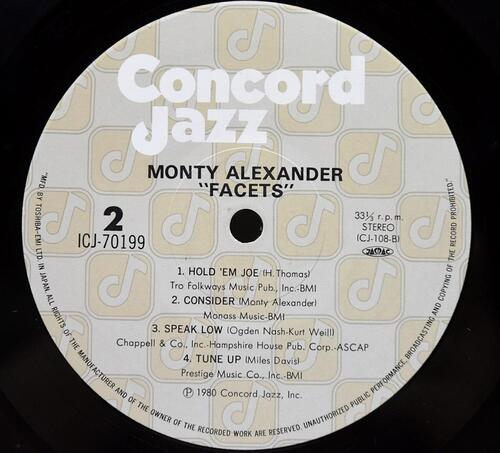 Monty Alexander [몬티 알렉산더] – Facets - 중고 수입 오리지널 아날로그 LP