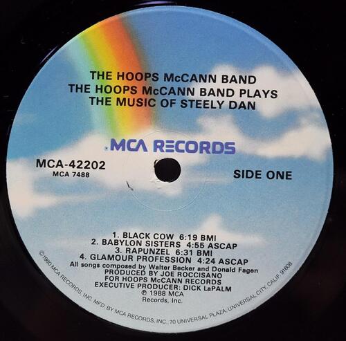 The Hoops McCann Band [훕스 맥캔 밴드] – Plays The Music Of Steely Dan - 중고 수입 오리지널 아날로그 LP
