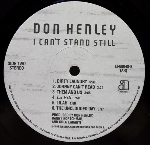 Don Henley [돈 헨리] – I Can&#039;t Stand Still ㅡ 중고 수입 오리지널 아날로그 LP