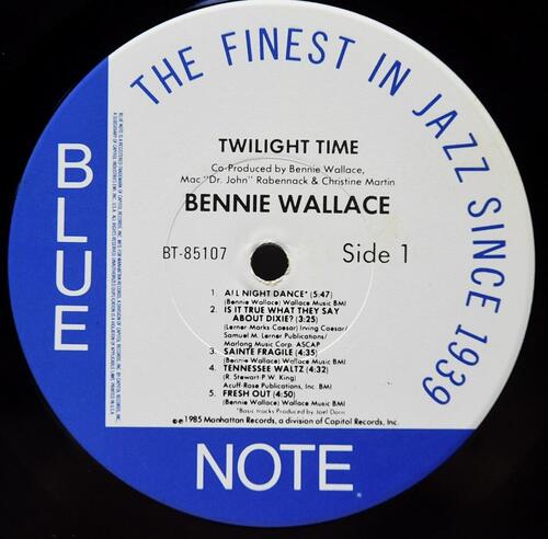 Bennie Wallace [베니 월래스] – Twilight Time - 중고 수입 오리지널 아날로그 LP