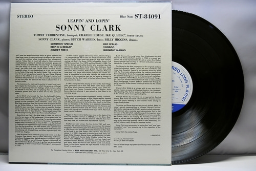 Sonny Clark [소니 클락] ‎- Leapin&#039; And Lopin&#039; - 중고 수입 오리지널 아날로그 LP