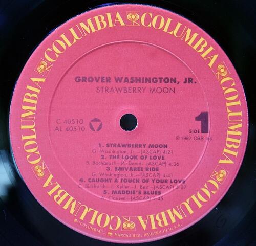 Grover Washington Jr. [그로버 워싱턴 주니어] - Strawberry Moon - 중고 수입 오리지널 아날로그 LP