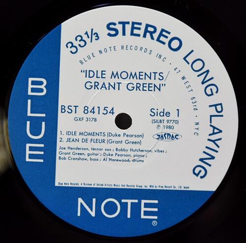 Grant Green [그랜트 그린] - Idle Moments - 중고 수입 오리지널 아날로그 LP