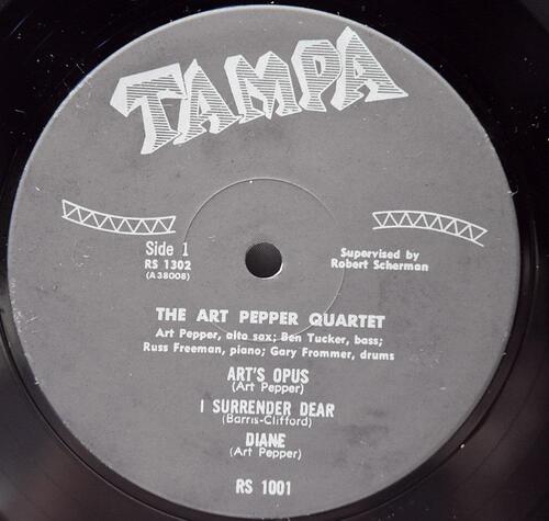 The Art Pepper Quartet [아트 페퍼] - The Art Pepper Quartet - 중고 수입 오리지널 아날로그 LP