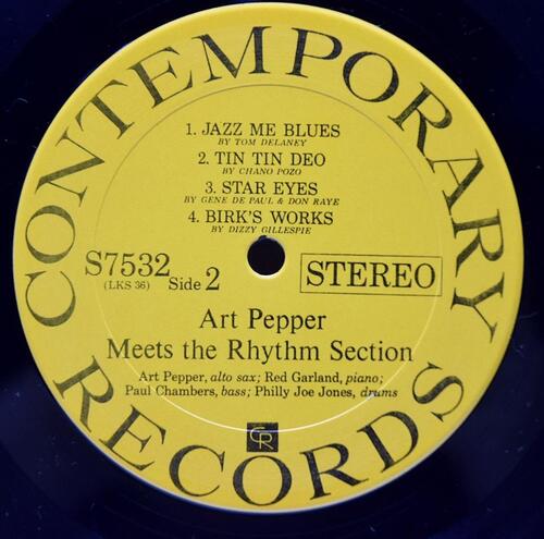 Art Pepper [아트 페퍼] ‎- Art Pepper Meets The Rhythm Section (USA Pressing) - 중고 수입 오리지널 아날로그 LP