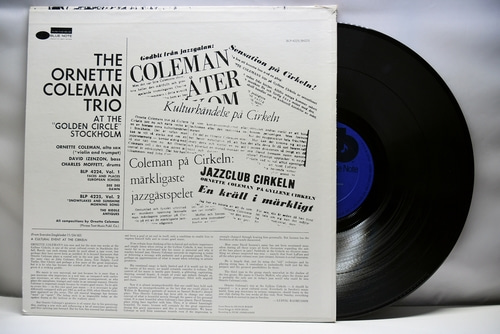 Ornette Coleman Trio [오넷 콜맨] - At The &quot;Golden Circle&quot; Stockholm - Volume Two - 중고 수입 오리지널 아날로그 LP