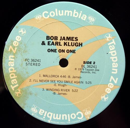 Bob James, Earl Klugh [밥 제임스, 얼 클루]‎ - One On One - 중고 수입 오리지널 아날로그 LP