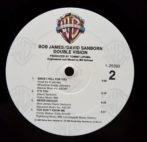 Bob James, David Sanborn [밥 제임스, 데이비드 샌본] – Double Vision - 중고 수입 오리지널 아날로그 LP