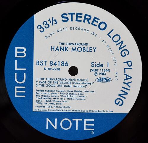Hank Mobley [행크 모블리] - The Turnaround - 중고 수입 오리지널 아날로그 LP