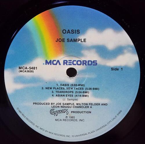 Joe Sample [조 샘플] – Oasis ㅡ 중고 수입 오리지널 아날로그 LP