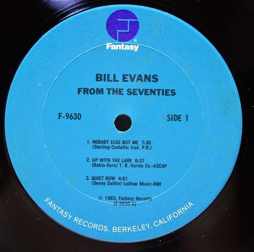 Bill Evans [빌 에반스] ‎- From The 70&#039;s - 중고 수입 오리지널 아날로그 LP