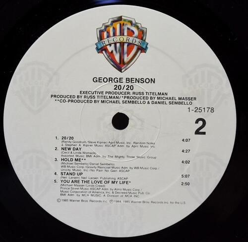 George Benson [조지 벤슨] – 20/20 - 중고 수입 오리지널 아날로그 LP