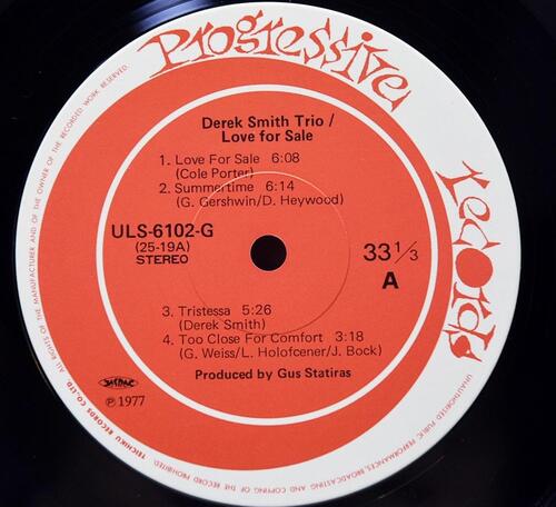 Derek Smith Trio [데릭 스미스] – Love For Sale - 중고 수입 오리지널 아날로그 LP