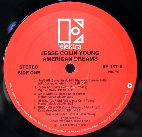 Jesse Colin Young [제시 콜린 영] – American Dreams ㅡ 중고 수입 오리지널 아날로그 LP