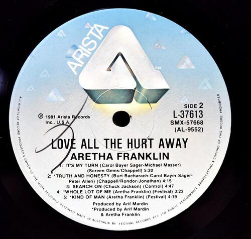 Aretha Franklin [아레사 프랭클린] – Love All The Hurt Away - 중고 수입 오리지널 아날로그 LP