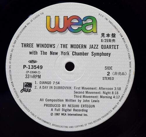 The Modern Jazz Quartet with New York Chamber Symphony [모던 재즈 콰르텟, 뉴욕 챔버 심포니] – Three Windows - 중고 수입 오리지널 아날로그 LP