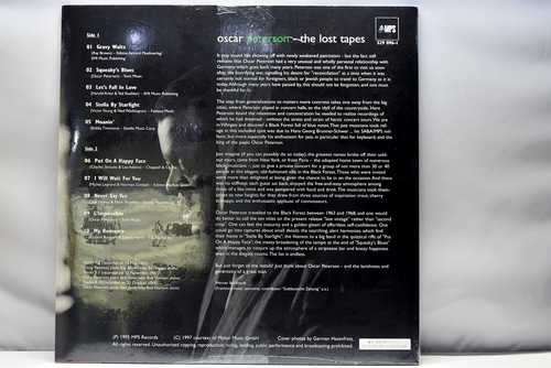 Oscar Peterson [오스카 피터슨] - The Lost Tapes - 미개봉 수입 오리지널 아날로그 LP