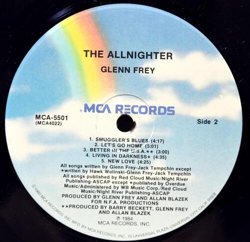 Glenn Frey [글렌 프레이] – The Allnighter - 중고 수입 오리지널 아날로그 LP