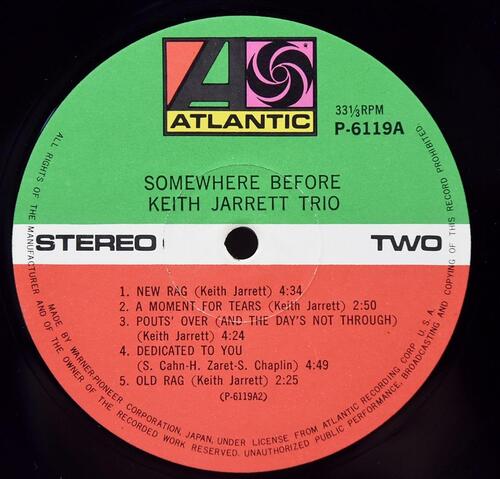 Keith Jarrett [키스 자렛] – Somewhere Before - 중고 수입 오리지널 아날로그 LP