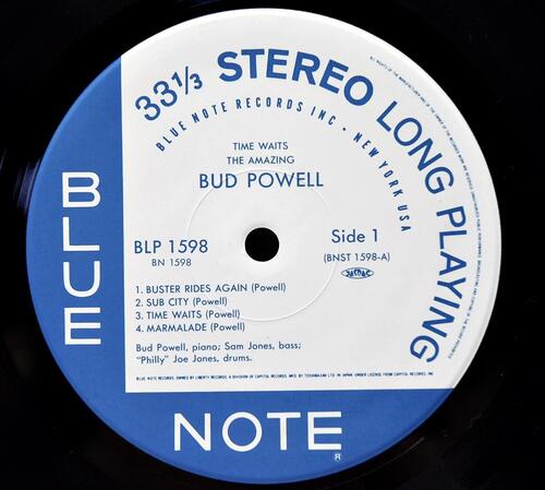 Bud Powell [버드 파웰] ‎- The Amazing Bud Powell, Vol. 4 - Time Waits - 중고 수입 오리지널 아날로그 LP