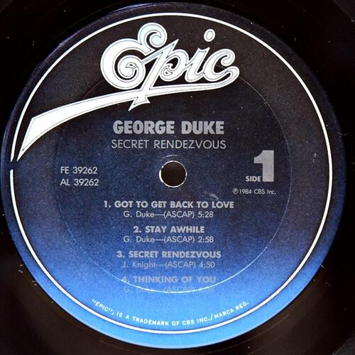 George Duke [조지 듀크] – Rendezvous - 중고 수입 오리지널 아날로그 LP