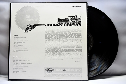 Johnny Horton ‎[조니 호튼] – The Fantastic Johnny Horton - 중고 수입 오리지널 아날로그 LP