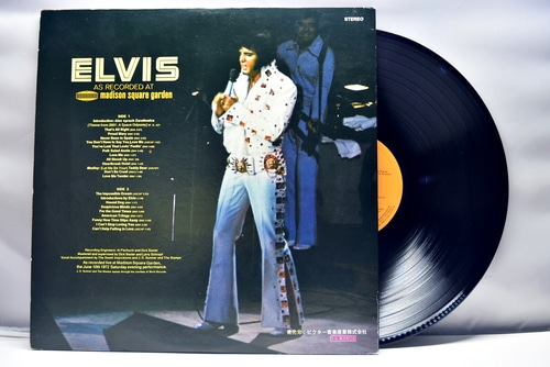 Elvis Presley [엘비스 프레슬리] - Elvis As Recorded At Madison Square Garden ㅡ 중고 수입 오리지널 아날로그 LP