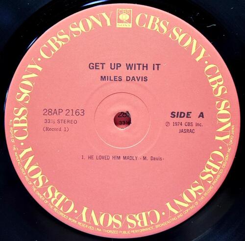Miles Davis [마일스 데이비스] – Get Up With It - 중고 수입 오리지널 아날로그 2LP