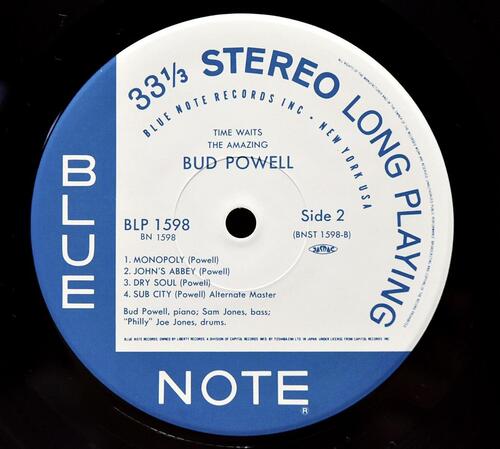 Bud Powell [버드 파웰] ‎- The Amazing Bud Powell, Vol. 4 - Time Waits - 중고 수입 오리지널 아날로그 LP