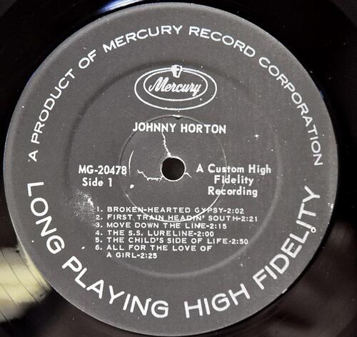 Johnny Horton ‎[조니 호튼] – The Fantastic Johnny Horton - 중고 수입 오리지널 아날로그 LP