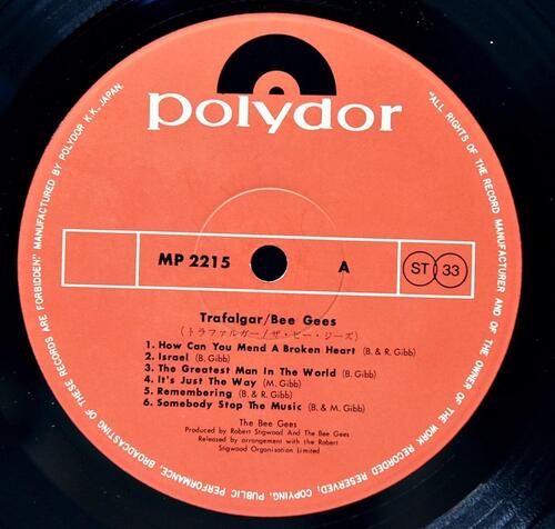 Bee Gees [비지스] - Trafalgar ㅡ 중고 수입 오리지널 아날로그 LP