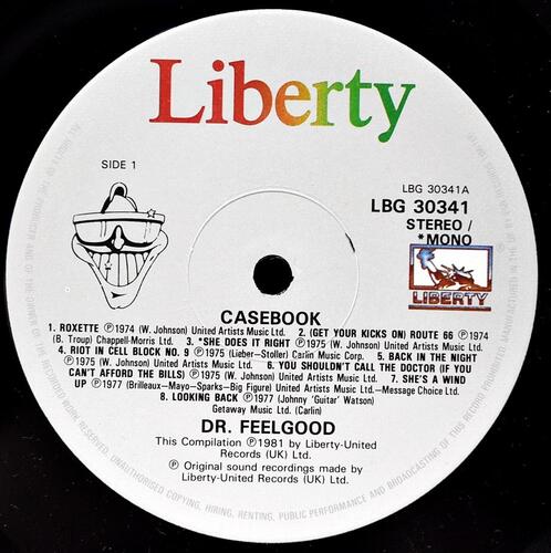 Dr. Feelgood [닥터 필굿] – Casebook ㅡ 중고 수입 오리지널 아날로그 LP